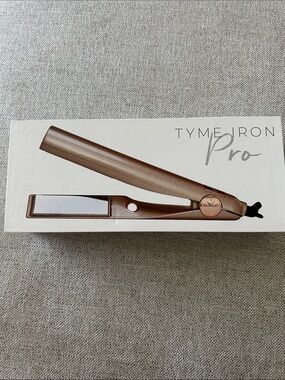 TYME Iron Pro All-In-One Styling Iron     In Rose Gold     *NEVER USED*